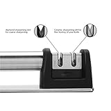 May Fifteenth Knife Sharpener,2 Stages Diamond Coated Sharpening Wheel System 1733G