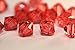 50pcs Authentic 4mm Small Swarovski Crystals 5328 Xilion Bicone Crystal Beads for Jewelry Craft Making (Padparadscha) SWA-b430