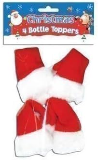 4 Christmas Bottle Toppers