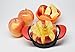 Apple Slicer, Wedger, Cutter and Corer with Easy Rubber Grip Handles and Stainless Steel Blades by Happy Gourmet Kitchenware