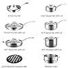 Duxtop Whole-Clad Tri-Ply Stainless Steel Induction Ready Premium Cookware Set (14pc)