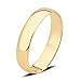 4 mm Plain Wedding Band in 10K Yellow Gold