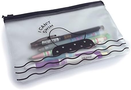 APITA 1 Pcs South Korea Stationery Creative Cute Chicks Translucent Pencil Bag (Clear)