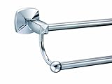 Gatco 4144 24-Inch Jewel Double Towel Bar, Chrome