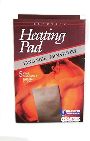 Bundle 2 Items: Mastex 900 KING SIZE Moist &amp; Dry Heating Pad Acucraft Acupwr Plug Kit WILL WORK IN USA