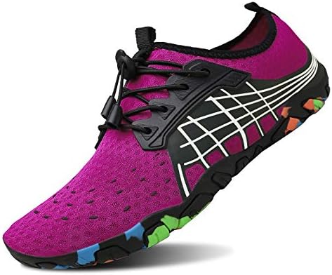 Men Women Barefoot Quick-Dry Water Sports Shoes Multifunctional Sneakers with Drainage Holes for Swim, Walking, Yoga, Lake, Beach, Garden, Park, Driving, Boating