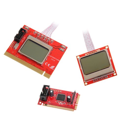 LongerLink Dual LCD Mini PCI-E PCI LPC Diagnostic Analyzer Post Test Debug Cards for Motherboard
