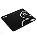 Mouse Pad, Jelly Comb Gaming Mouse Pad / Mat with Non-Slip Rubber Base, Stitched Edges - Black