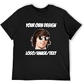Custom T Shirts Design Your Own Customized T Shirts for Men/Women Add Logo Personalized Shirt Printed Picture Front/Back
