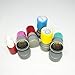 WAF Pack of 5 Sorted Kids Stamps Teachers Self-Inking Rubber Stamps Teacher Review Photosensitive Stamps for Education with 1 Bottle Ink