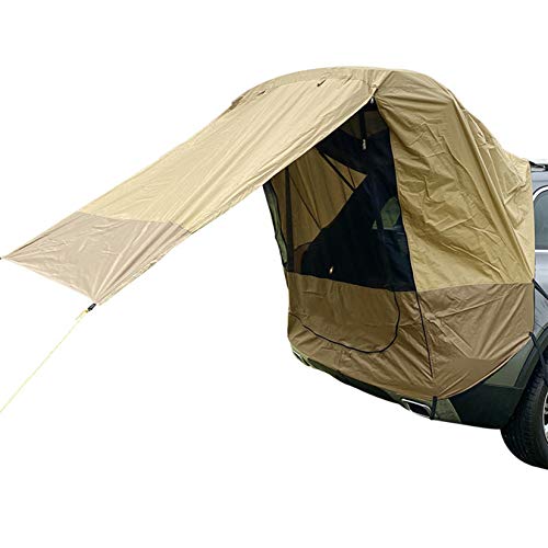 Dyjd Tentes De Voyage En Voiture, Tentes De Voyage De Voiture, Tentes De Coffre Pour Exercices D’auth-conduit En Plein Air, Barbecues, Camping,marron