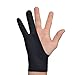 TFY Artist's Drawing Glove with Two Fingers for Graphics Tablets, Tablet Monitors and Sketch Painting – 1 Piece