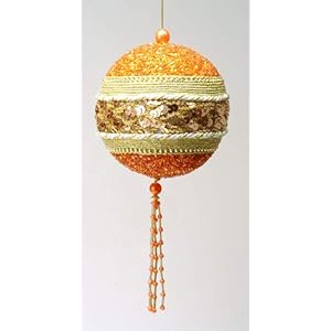 Kerstbal, 24 stuks, oranje