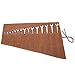 QEES Large Wrench Roll, Heavy Duty Canvas Wrench Organizer, Tool Roll Pouch, Rolling Tool Bag, Tool Organizer, Gift for Men GJB13