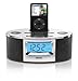 Homedics HMDX-C20 Speaker Dock for iPod with AM/FM Clock Radio and Nature Sounds, Silver