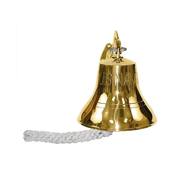 Us-Navy-6-IndoorOutdoor-Brass-BellWall-Mount Us-Navy-6-IndoorOutdoor-Brass-BellWall-Mount