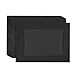 Juvale 50-Pack 4x6 Paper Picture Frames - DIY Black Photo Mats for Inserting and Displaying Memorable Documents, Wall Decorations - Ideal for 4x6 Inches Inserts