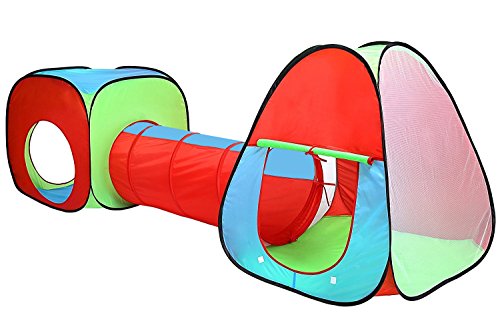 pop up tent and tunnel set