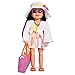 Maplelea Shoreline Sun, Swim Cover-up for 18 Inch Dolls