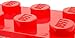 LEGO 9002168 Red Brick Kids Light Up Alarm Clock | red | plastic | 9.5 inches tall | LCD display | boy girl | official