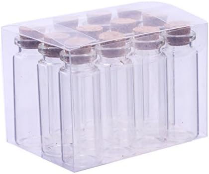 Longchuan 0.5oz Tubular Glass Bottle Pack of 12 (Corkl)
