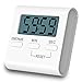 Kissarex Digital Kitchen Countdown Timer: Teachers Classroom Counter Large LCD Loud Magnetic Clip Kids Simple Clock Mini Small Stopwatch Big Beeper Minute Hour Seconds Cooking Giant Alarm Count Up