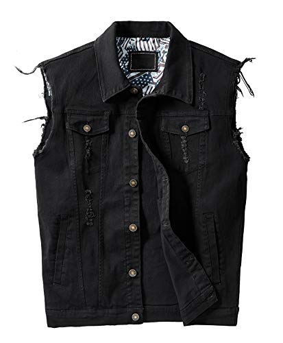 jean jacket with vest