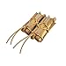 High Speed Gear - Double Pistol Taco MOLLE Mag Pouch, Police Gear & Military Gear, Tactical Magazine Pouch for Professionals (Coyote Brown)