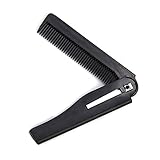 SODIAL(R)Folded Knife type Portable Horn comb