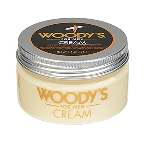Woody's Styling Cream for Men, Controls Curly/Wavy Hair, Water... 41 L2GjCA8L