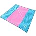 GO! Waterproof Beach/Picnic Blanket Outdoor Mat - 7x7 - Lightweight Compact & Sand Free. Perfect Size for Couples & Families - Made of Ripstop Fabric with Sand Pockets and Corner Loops