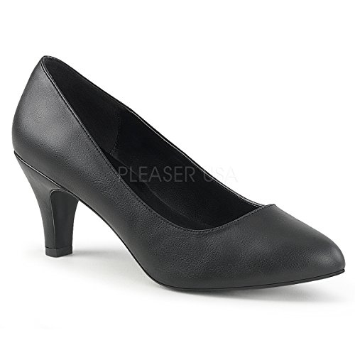 Pleaser Women's Divine-420W Pump,Black PU,14 M US