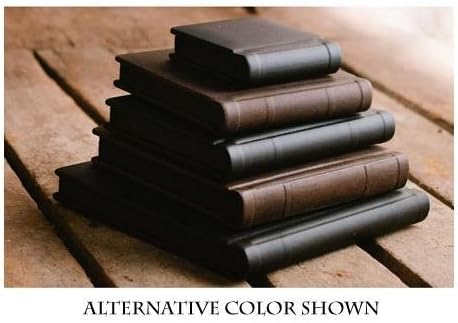 Renaissance Albums The Ventura, Bound Album with 10 Peel & Mount 5" x 5" Matted Pages, Baby Blue Polyurethane Covers with Black Pages.