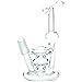 SCIENTIFIC TUBE 13-251 - WP MINI BUBBLER 2 STACKED DISKS 5" CLEAR MALE 14MM