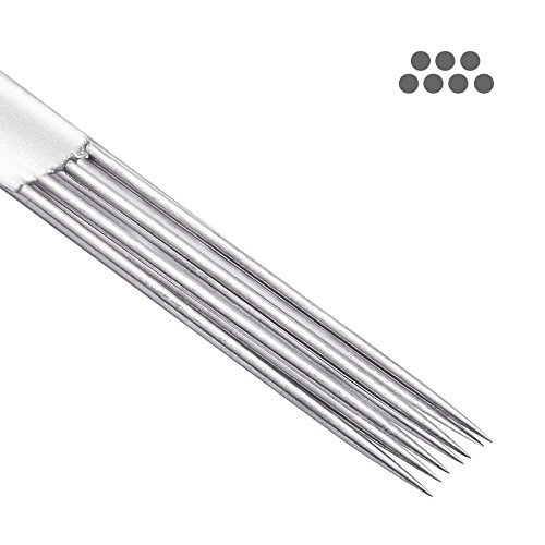 ACE Needles 50 pcs. 7 Single Stack Magnum Shader Pre-Made Sterile Tattoo Needles - 7M1