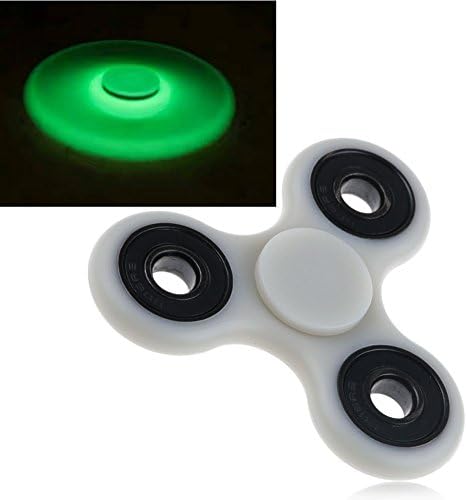 Luminous Tri-Spinner Fidget Toy With Hybrid Ceramic and Steel Bearing Stress Reducer - Perfect For Killing Boring Time Adult Children