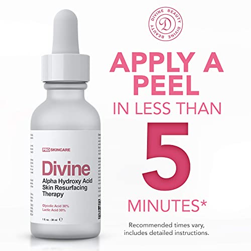 Glycolic Acid and Lactic Acid Professional Chemical Peel for Acne Scars