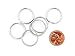 Round Edged Key Ring Split Ring 3/4