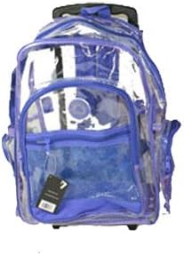 clear rolling backpack