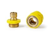 Camco 20143 Quick Hose Connector with Flow-Through Connection