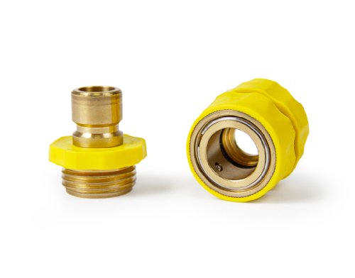 Camco 20143 Quick Hose Connector with Flow-Through Connection