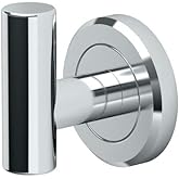 Gatco 4245 Latitude II Single Robe Hook, Wall Mounted Bathroom Towel & Robe Hook, Chrome Finish