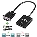 VGA to HDMI, Onten 1080P VGA to HDMI Adapter (Male to Female) for Computer, Desktop, Laptop, PC, Monitor, Projector, HDTV with Audio Cable and USB Cable (Black) primary