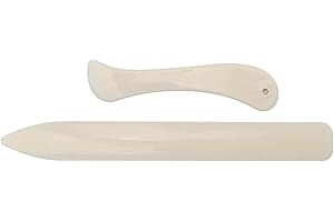 Bone Folder, Paper Craft Tool for Scoring Creasing Folding, Ruler Tool with Scoring Edge, Ideal for DIY Origami, Scrapbooking