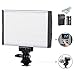 TOLIFO PT-15B LED Video Light Panel with F550 Battery Kit, Ultra-thin Dimmable Studio Photography Lighting for Canon Nikon Sony Camera Camcorder, Bi-Co 3200K-5600K Aluminum Alloy
