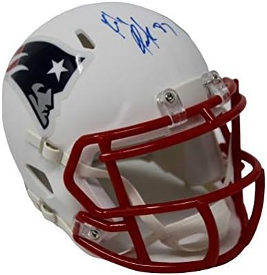 rob gronkowski signed mini helmet