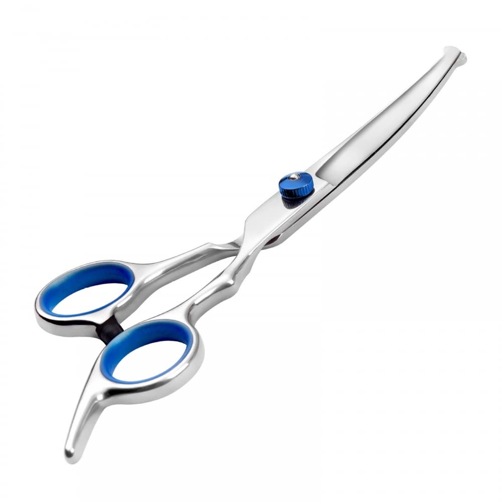 Pet Grooming Scissors, 6.6" Stainless Steel Pet Hair Cutting Trimming Scissors with Safety Round Tips for Dogs Cats