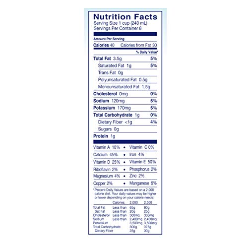 Almond Breeze Almond Coconut, Unsweetened Original, Almondmilk and Coconutmilk Blend, 64, fl oz - Thumbnail 3
