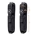 Tactical Molle Accessory Pouch Tactical Backpack Shoulder Strap Bag Hunting Tools Pouch (Backpack Not Included) (2 Pack Black)