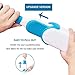 Pet Hair Remover Brush-Lint Brush, Gowell Remover-Dog & Cat Hair Remover with Self-Cleaning Base - Efficient Double Sided Animal Hair Removal Tool - Perfect for Clothing, Furniture, Couch, Carpet